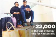  ?? Virendra Saklani/Gulf News ?? ■
Homeless couple Mohammad Atiq and wife Nadia Malik seek help to find a house to preserve their dignity.