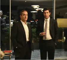  ?? ?? Nicholas Braun and Matthew Macfadyen in Succession.