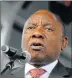  ?? Picture: GALLO IMAGES ?? BIG TASK AHEAD: Ramaphosa will talks Cyril chair
