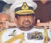  ??  ?? Admiral Ravindra Wijegunara­tne