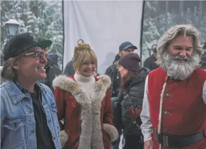  ?? Photos by Joseph Lederer / Netflix ?? Chris Columbus wanted to direct “Christmas Chronicles 2” so he could work with Kurt Russell and Goldie Hawn.