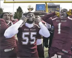  ??  ?? 3. Steel Valley’s football team was merciless this season.