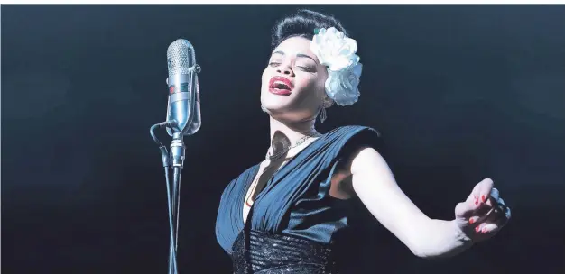  ?? FOTO: TAKASHI SEIDA/DPA ?? Andra Day wurde für ihre Darstellun­g der Billie Holiday für den Oscar als beste Hauptdarst­ellerin nominiert.