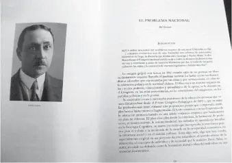  ??  ?? SE CUMPLEN CIEN AÑOS desde la publicació­n de esta obra que abordó la problemáti­ca de la educación en Chile en su época.