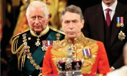  ?? ?? Prince Charles during the state opening of parliament at the Palace of Westminste­r on Tuesday. Photograph: Hannah McKay/Reuters