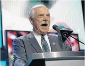  ?? CHARLES REX ARBOGAST/AP ?? Larry Csonka, here announcing a Dolphins draft pick last year, says he and his fellow ex-NFLers are paying the price for thousands of hits to the head.