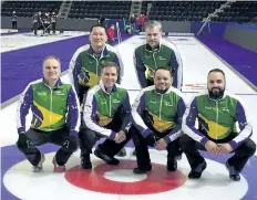  ?? SUPPLIED PHOTO VIA THE CANADIAN PRESS ?? Members of the Brazilian curling team are seen in this handout photo.