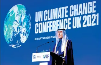  ?? REUTERS ?? Acusan a Arabia Saudita de entorpecer las negociacio­nes climáticas en la COP