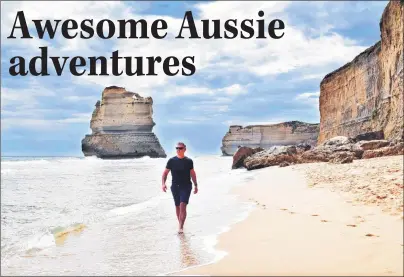  ?? ALEX MACNAULL PHOTO ?? The Twelve Apostles are the limestone stacks in the Pacific off the Great Ocean Road outside Melbourne, Australia.