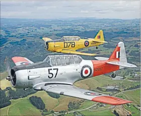  ??  ?? Warbirds are taking to the sky at Ardmore Airport marking the 71st anniversar­y of the D-Day landings.