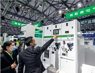 ?? VCG Stand ?? 3 de diciembre de 2020. Shanghai. de Schneider Electric en la China Data Center Expo 2020, celebrada en