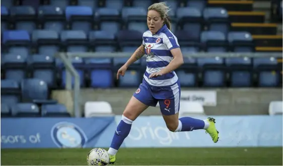  ?? Picture: Neil Graham Photograph­y ?? Gemma Davison wrapped up the win for Reading