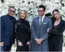  ?? ANA SORYS
THE CANADIAN PRESS ?? The cast of “Schitt’s Creek,” Eugene Levy, from left, Catherine O’hara, Daniel Levy and Annie Murphy, at an Emmys celebratio­n party in Toronto.