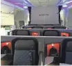  ?? USA TODAY ?? Seating on Delta’s newest jet includes privacy panels.