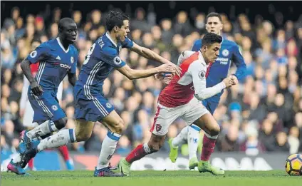  ?? FOTO: GETTY ?? Alexis Sánchez, la esperanza del Arsenal para levantar la FA Cup frente al Chelsea