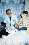 ?? PHOTOS: SUPPLIED ?? A pioneer . . . Patrick Molloy (left) worked alongside heart surgery pioneers and was the first cardiac surgeon at Dunedin Hospital. Above: Patrick and Julia Molloy married in 1954. Right: Prof Molloy with a grateful patient after surgery.