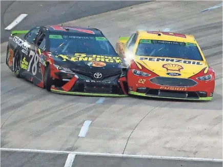  ?? SEAN GARDNER/GETTY IMAGES ?? Martin Truex Jr., the 2017 NASCAR Cup Series champion, and Joey Logano, who won last year’s title, will both take part in Truex’s annual fashion fundraiser for children with cancer.