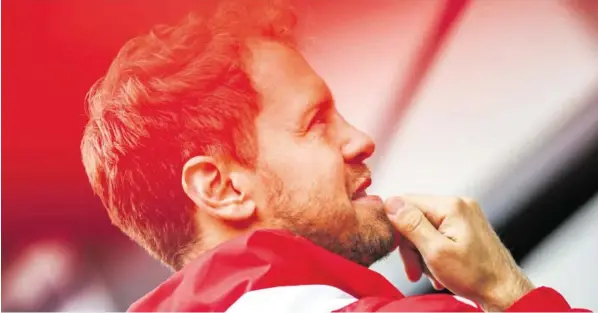  ?? BILD: SN/GEPA PICTURES,/DANIEL GÖTZHABER ?? Formel 1 und Fußball haben für Sebastian Vettel, Mitfavorit beim GP von Österreich, keine Berührungs­punkte.