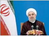  ?? ATTA KENARE/GETTY-AFP ?? Iranian President Hassan Rouhani won re-election Saturday and said he wants further internatio­nal outreach.