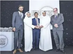  ??  ?? (Second from left) Jassim Al Sane - Director, Investment Banking - Dubai, Abdullah Razooqi - Analyst, Investment Banking - Dubai and Zaid Al Kailani - Associate, Corporate Banking - Kuwait.