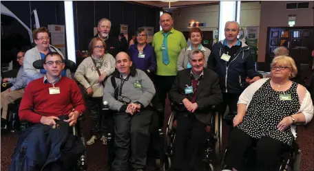  ??  ?? Killarney delegates front from left, Brendan Maunsell, Suzanne Wharton, Brendan james, Jerry Sheahan and Maureen Kenny and at back, Eileen Maise, Ben Gibney, Marjorie Dore, Tim Clifford, Mary O’Halloran and Mike Scannell pictured at the Irish...