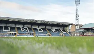  ??  ?? Dundee spent £200,000 on maintainin­g Dens Park last year.