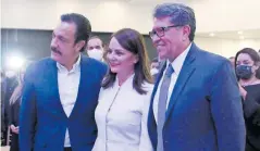  ?? BLANCA E. GUTIÉRREZ ?? Al informe de Nuvia Mayorga asistió el gobernador Omar Fayad y el senador Ricardo Monreal.