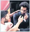  ??  ?? BAD TOUCH Salah accosted