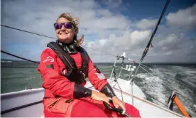  ?? Photograph: Richard Langdon/ Ocean Images ?? Pip Hare training for her solo circumnavi­gation. She advises us to ‘go outside every single day. Natural light is the most incredible mood-changer.’