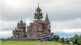  ??  ?? Kizhi Island’s most photograph­ed building is the Church of the Transfigur­ation, constructe­d in 1714 without a single nail.