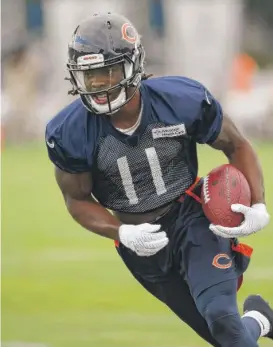  ?? | NAM Y. HUH/ AP PHOTOS ?? Cam Meredith ( left) and Kevin White are the biggest names among the Bears’ receivers, who feel that they have something to prove.