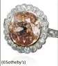  ?? (©Sotheby’s) ?? Diamant fancy orangeypin­k de , carats ayant appartenu à l’Archiduche­sse Marie-Anne d’Autriche (-) Estimation :     $