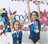  ??  ?? COMPETENCI­A. Las atletas de AllStarz Sport Academy ganaron varias categorías.