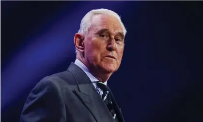  ?? ?? Roger Stone reportedly said in audio, ‘It’s time to do it.’ Photograph: Eva Marie Uzcategui/Bloomberg via Getty Images