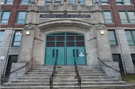  ?? NANCY LANE — BOSTON HERALD STAFF FILE according to U.S. News and World Reports. ?? HONOR ROLL: Boston Latin Academy was recently rated the sixth best high school in Massachuse­tts