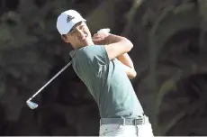  ?? - AFP photo ?? Brandon Wu plays his shot from the fourth tee during the second round of the Puerto Rico Open at Grand Reserve Country Club in Rio Grande, Puerto Rico.