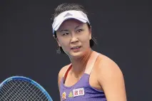  ?? ANDY BROWNBILL/ASSOCIATED PRESS ?? China’s Peng Shuai is seen here at the Australian Open on Jan. 21, 2020. Four activists wearing ‘Where is Peng Shuai?’ T-shirts were stopped by security at Wimbledon and had their bags searched.