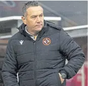  ??  ?? Dundee United boss Micky Mellon.