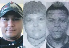  ?? FOTOS: ESTALIN IRÍAS ?? Carlos Alvarado (28), Blanca Hernández (51) y Liandro Hernández (26) son las víctimas del ataque en Juticalpa.