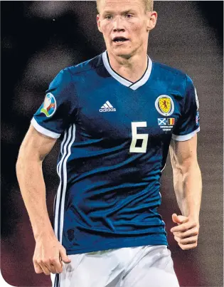  ??  ?? Manchester United starlet Scott McTominay is highly-rated by Scotland gaffer Steve Clarke (below)