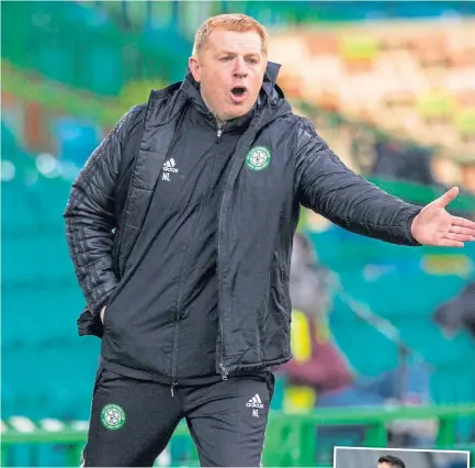  ??  ?? Neil Lennon says his team are in a positive frame of mind.