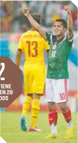  ?? / FOTO: MEXSPORT ?? 52
El Tricolor venció a Camerún en su debut en Brasil 2014.