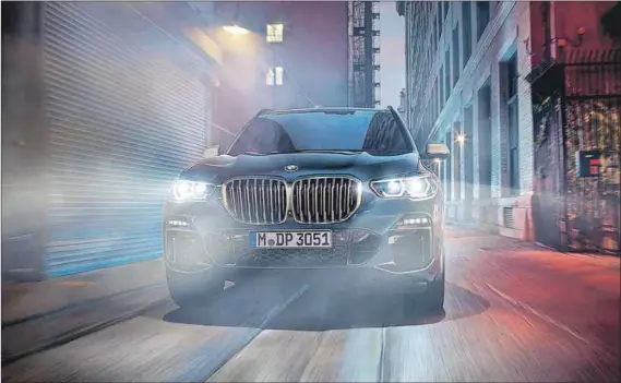  ??  ?? Product of a deranged scientist: The BMW X5 Competitio­n flattens 0-100km/h in 3.8 seconds