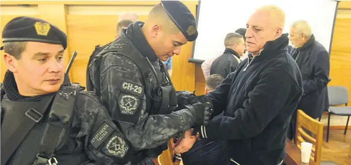  ?? (NICOLÁS BRAVO) ?? Todo terminó. Jorge Altamira fue condenado por liderar una banda narco en la zona sudeste de Córdoba. Continuará preso junto con parte de su familia, también juzgada.