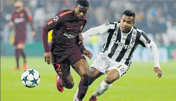  ?? FOTO: PEP MORATA ?? Nélson Semedo (26 años) ya ha jugado en el Juventus Stadium Lo hizo en la Champions League 2017-18 en la fase de grupos con 0-0 y pugna en su banda con Alex Sandro