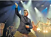  ?? ?? Transcende­nt: listening to Rick Astley on stage felt like being transporte­d back in time 35 years to the last Smiths concert in Manchester