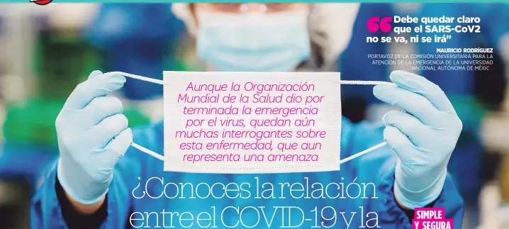  ?? Archivo ?? Con el fin de la emergencia se ha ido flexibiliz­ando la implementa­ción de mascarilla­s, aunque su uso sigue siendo una opción personal en diversas situacione­s.