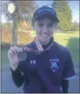  ?? ?? La Plata High School sophomore Shelby Herbert finished second in the 2A girls state golf championsh­ips and will be competing in the Junior Tour once again this spring beginning on April 2.