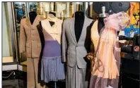  ?? (The New York Times/Roger Kisby) ?? Costumes that were worn by Donald O’Connor, Debbie Reynolds and Gene Kelly in the musical “Singin’ in the Rain” are part of the late actress Debbie Reynolds’ extensive collection.