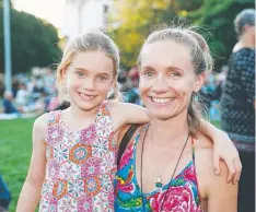  ?? Picture: BRENDAN RADKE ?? ALL SMILES: Letitia Rooks, 7, with her mother Elli at the Fogarty Park festivitie­s.